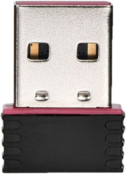 Mini USB Wifi Dongle - Draadloze Adapter - Snelle Internetverbinding - 600 Mbps MIMO Technologie - 24 GHz - Zwart