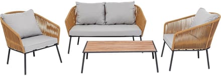 Tuinmeubilair Elba 4-Zits bruin Kare Design