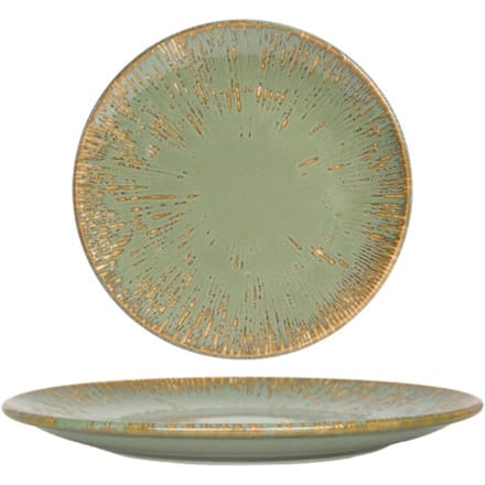 Bonna Dessertbord - Sage Snell - Porselein - 23 cm - set van 6