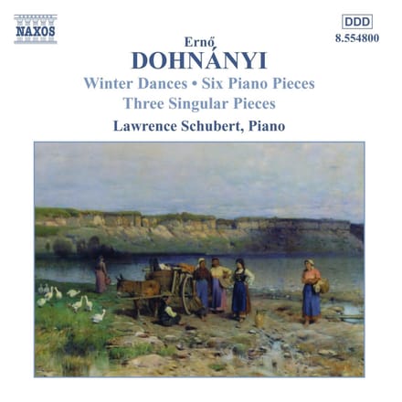 Lawrence Schubert - Dohnányi: Winter Dances | Six Piano Pieces | Three Singular Pieces (CD)