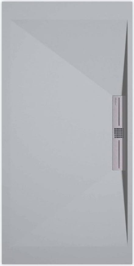 Sanifun douchebak Stone Side Gray 7035 Smooth 900 x 700 S