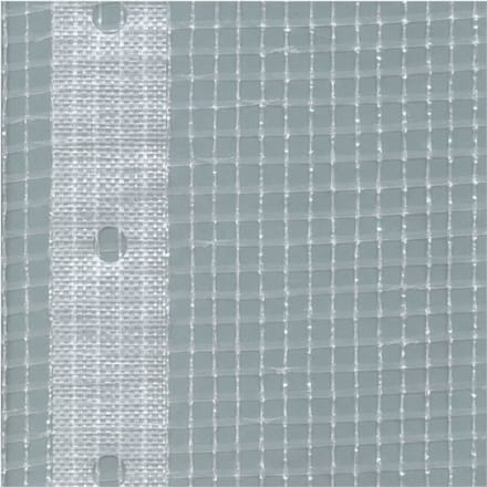 Bâche d'échafaudage 1.70x20m 200g/m² – Protection Translucide et Durable, Facile à Fixer