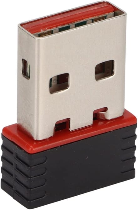 Wifi Adapter - Draadloze Netwerkkaart - Internet Verbinding - 11n Technologie - Compact Ontwerp - Zwart