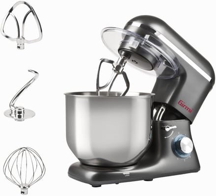 Kneedmachine 8L - meerdere accessoires, 1800W, ideaal voor deeg en meer