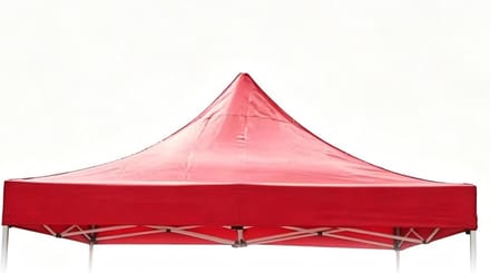 Dakzeil Overkapping - Luifel Vervanging - Buiten Ontspanning - Waterdicht Ademend Gaas - 250x250 cm - Rood