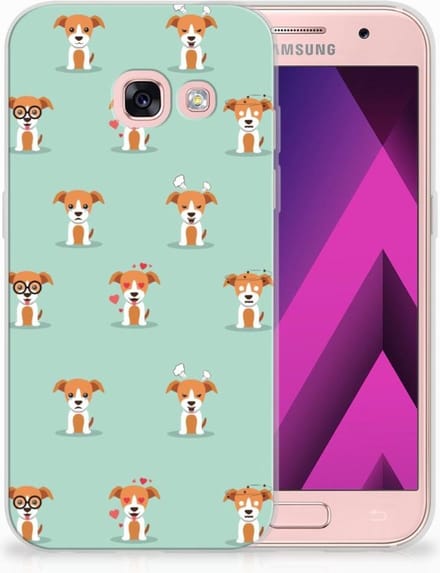 Samsung Galaxy A3 2017 TPU Hoesje Pups