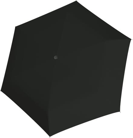 Doppler Fiber Mini Compact Zak paraplu 16 cm - 93cm Diameter - simply black