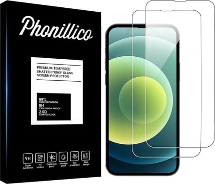 Screenprotector voor iPhone 13 Mini - 2 stuks Beschermglas van glas Transparante glazen schermbeschermfolie