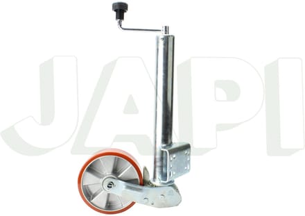 Neuswiel automatisch opklapbaar rond 60 mm – PU wiel 200×60 – 250 kg