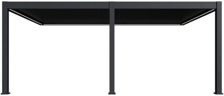 Orion Premium overkapping - E-LED - Muurbevestiging - 400x600 cm - Antraciet