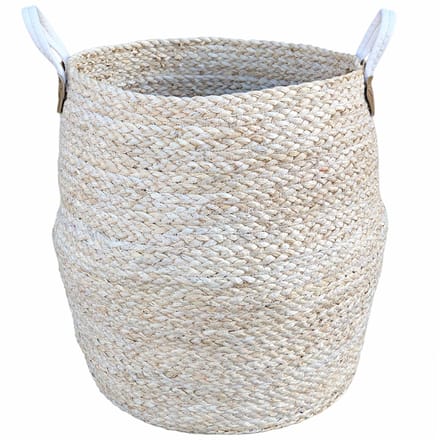 Lavandoux - Wasmand - Belly Mand - Zeegras - Naturel - Ø40 x H45 cm