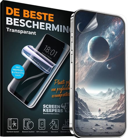 Screenprotector - Geschikt voor Apple iPhone 16e - Extra sterk - Case vriendelijk - Volledig transparante screenprotector - Screenprotector voor Apple iPhone 16e