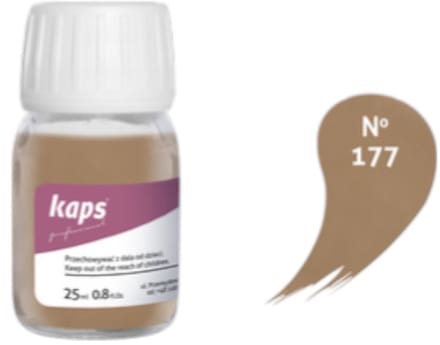 Kaps super color leer & kunstleer verf inc.cleaner - (177) Eiken Bruin - 25ml