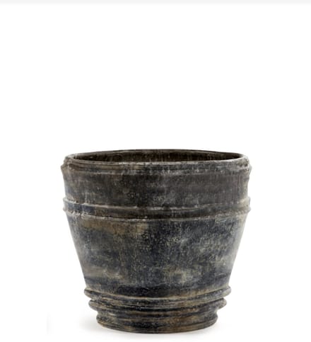 Serax - Bloempot - aardewerk - zwart - D51 x H40 cm
