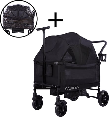 Cabino Waggie met Regenhoes Zwart