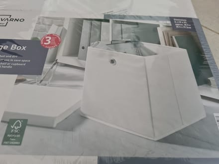 Livarno home Opbergbox - Incl Deksel - 30.5x30.5x29.5cm - Wit - Max 6kg