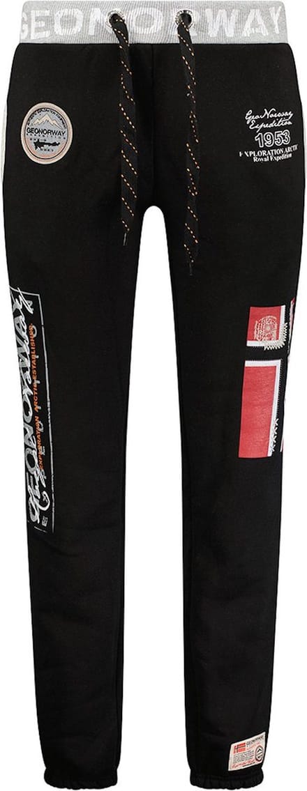 Geographical Norway Joggingbroek Moliere Heren Zwart Met - S