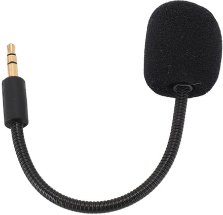 Allecto - Vervangende 3,5 Mm Jack Plug-in Headset-microfoon - Flexibele microfoonarm - Geschikt voor Gaming - Ruisonderdrukkend - Ideaal voor Barra...