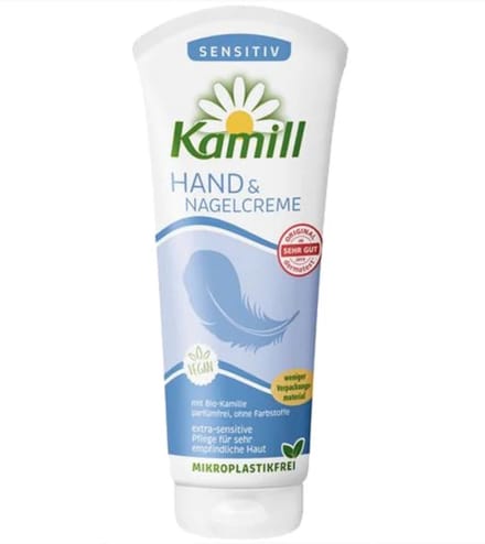 Hand- & nagelcrème Sensitive - Handcrème - Voor gevoelige huid - 100 ml - Kamill
