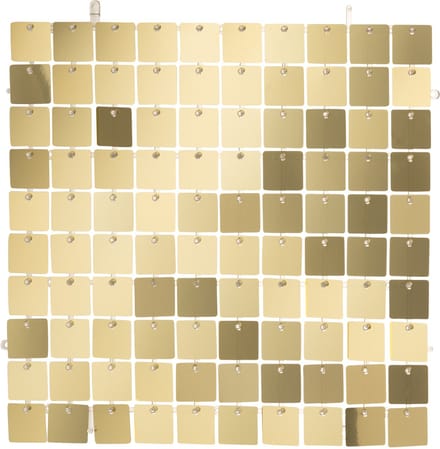 J-Line decoratie bord Vierkant - pvc - goud