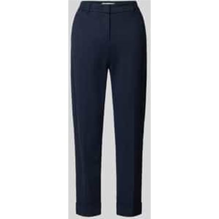 Stoffen broek met achterzakken