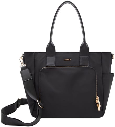 L.CREDI shopper schoudertas Penelope Shopper Black zwart