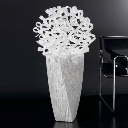 Metallux Indrukwekkende vloerlamp White