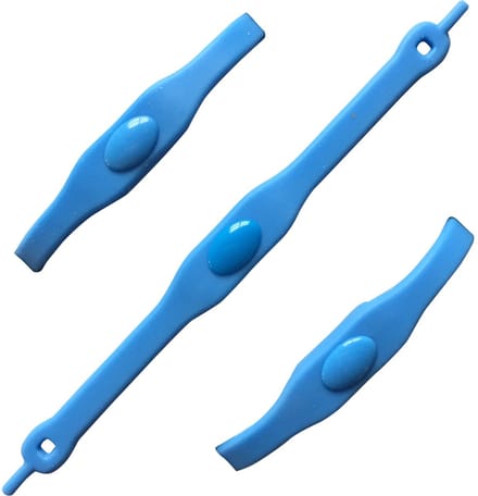 SHOEPS – Elastische veters – 14 stuks – Blauw