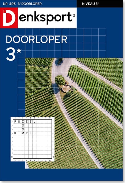 Denksport Puzzelboek Doorloper 3*, editie 495