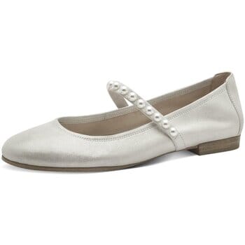 Tamaris Ballerina's zilver Leer - Dames - Maat 37