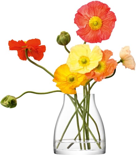 L.S.A. - Flower Vaas 21 cm - Glas - Transparant -
