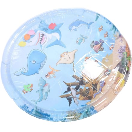 Tapis de jeu capteur d'eau pour animaux de compagnie Tapis rafraîchissant à eau gonflable confortable épaissi Jouets interactifs pour