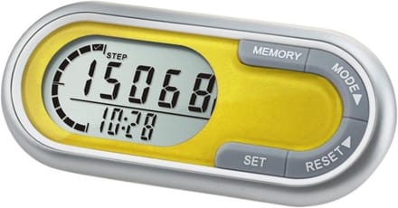 Stappenteller - Wandelteller Activiteitentracker - Gezondheid Bijhouden - 3D Versnellingssensor - 72x41x15mm - Zwart