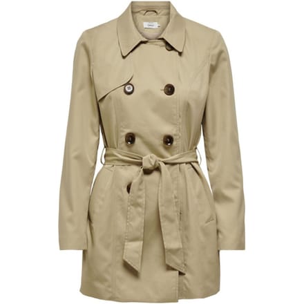 Regular fit Trenchcoat met dubbele knoopsluiting Model 'VALERIE'