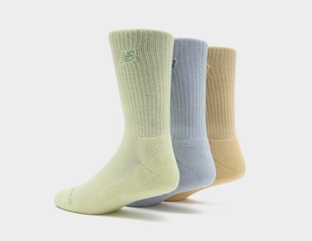 New Balance Midcalf 3 Pack Sokken Unisex - Wit - Maat 43-46 - Katoen