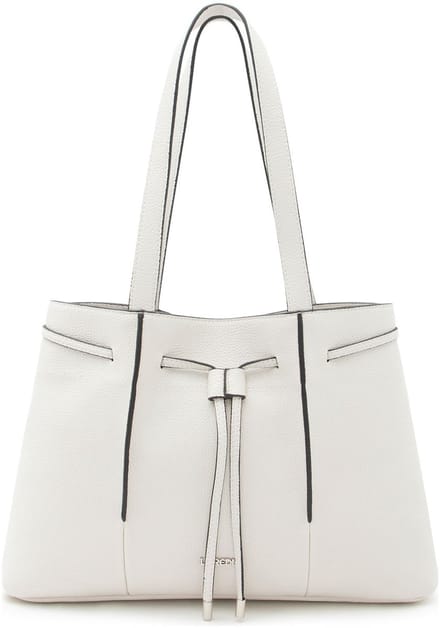 L.CREDI shopper schoudertas Rahmi Shopper Light Gray crème