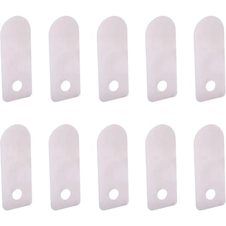 10 Stuks Klepplaat Luchtcompressor Stille Olievrije Machine Aluminium Accessoires Vervanging(Kort white