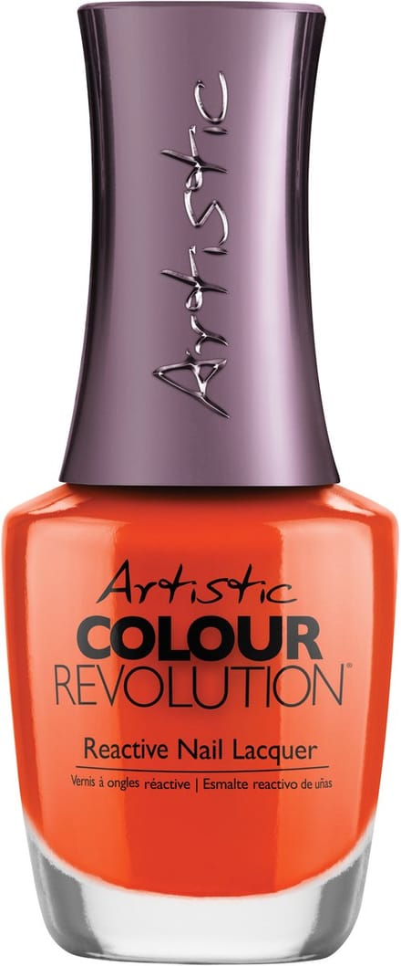 Artistic Nail Design Colour Revolution 'Voguing It Out!' (Oranjerood Créme)