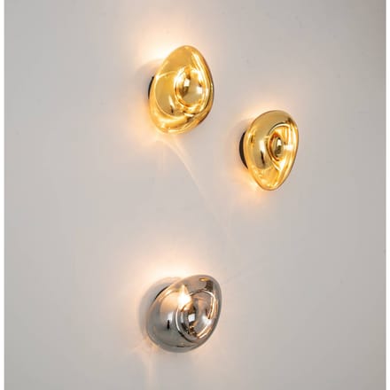 Zambelis Wandlamp 22047, goudkleurig, glas, hoogte 27,5 cm, E14