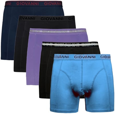 Giovanni heren boxershorts - 5-pack - maat S - M38 Box B