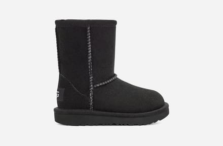 UGG® Classic II for Kids in Black, Size 11, Twinface/Polyester/Wool