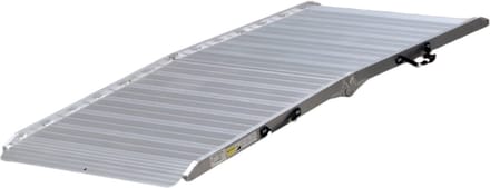 Oprijplaat aluminium 400kg 2130 x 1100mm inklapbaar bruikbare breedte 1050mm MW Tools AOP2005
