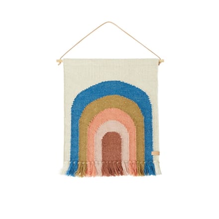 OYOY - Follow The Rainbow Mini Wandkleed - Blue