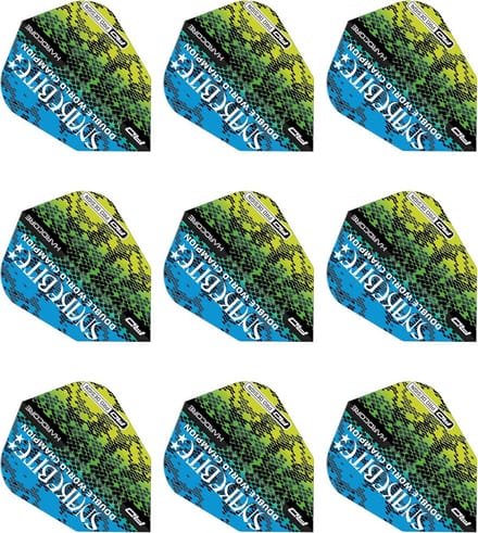 Dartpijlen Flights V-Standaard Set - 3 Pakken (9 Flights Totaal)