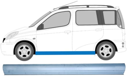 Reparatie dorpel voor Toyota Yaris Verso 1999-2005 / Links