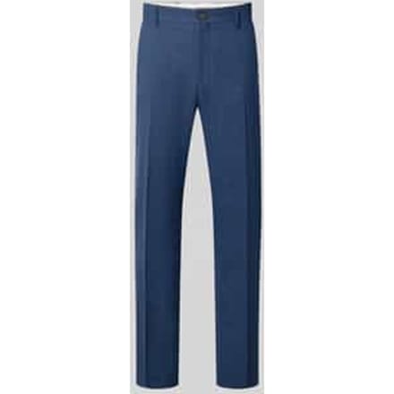 slim fit pantalon met mix van wol en linnen model 'OASIS'