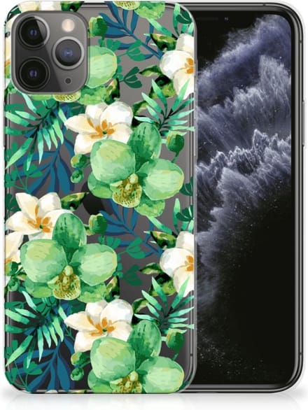Apple iPhone 11 Pro TPU Case Orchidee Groen