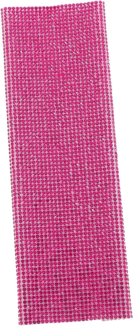 Microfoonhoes Strass - Decoratieve Grip - Microfoon Versieren - Universele Pasvorm - 18 cm Lengte - Roze