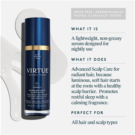 VIRTUE Overnight Scalp & Hair Elixir 50ml/1.7 fl. oz
