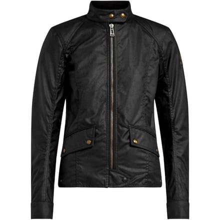 Belstaff Antrim gewaxt katoenen zwarte jas